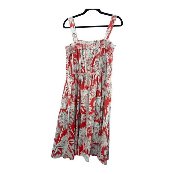 NWT Talbots Oasis Palm Fit and Flare Voile Dress Size 12 - Picture 3 of 11